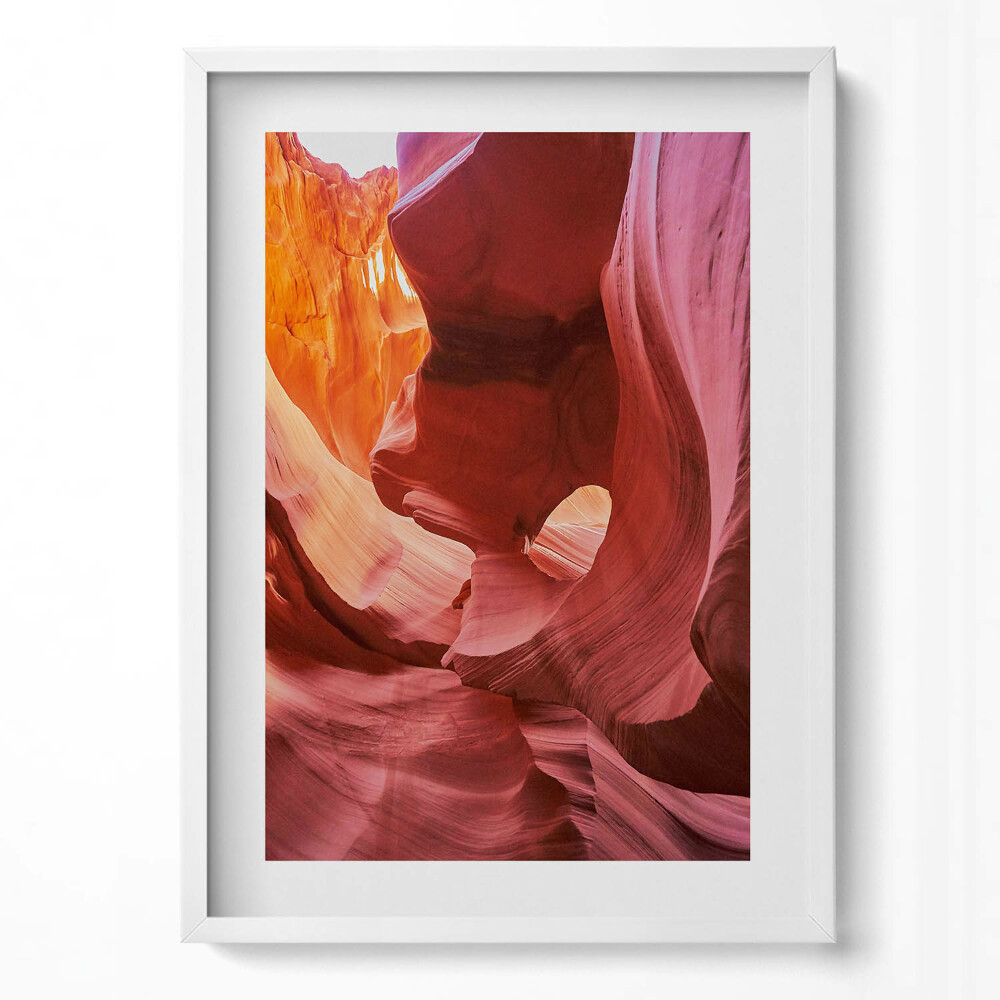 Obraz v rámu dekorativní Deštivé skály