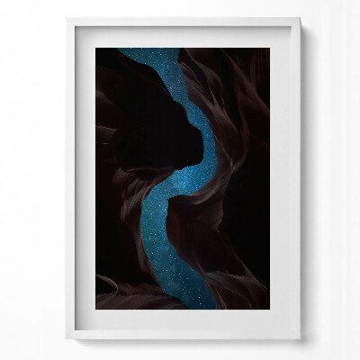 Obraz v rámu dekorativní Hvězdná obloha