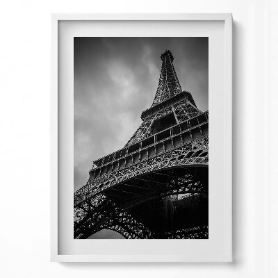 Obraz v rámu dekorativní Eiffelova věž - Paříž, Francie