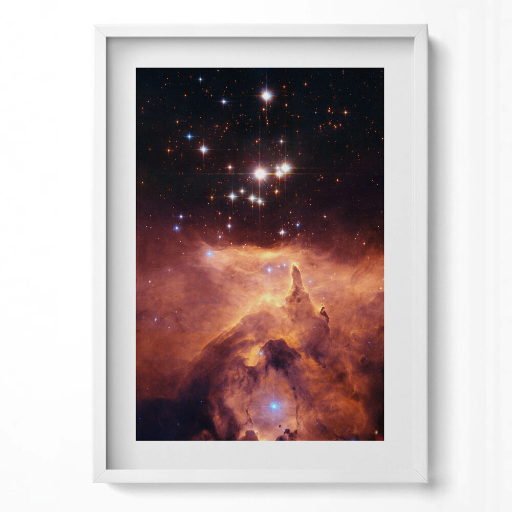 Obraz v rámu dekorativní Nebe a hvězdy kosmos