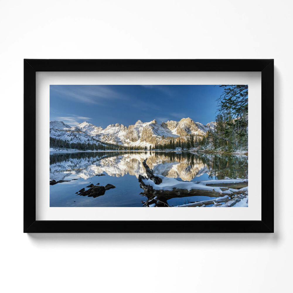 Obraz s rámem dekorativní Horská přírodní krajina