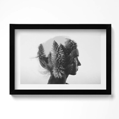 Obraz s rámem dekorativní Lidská citlivost a myšlenky