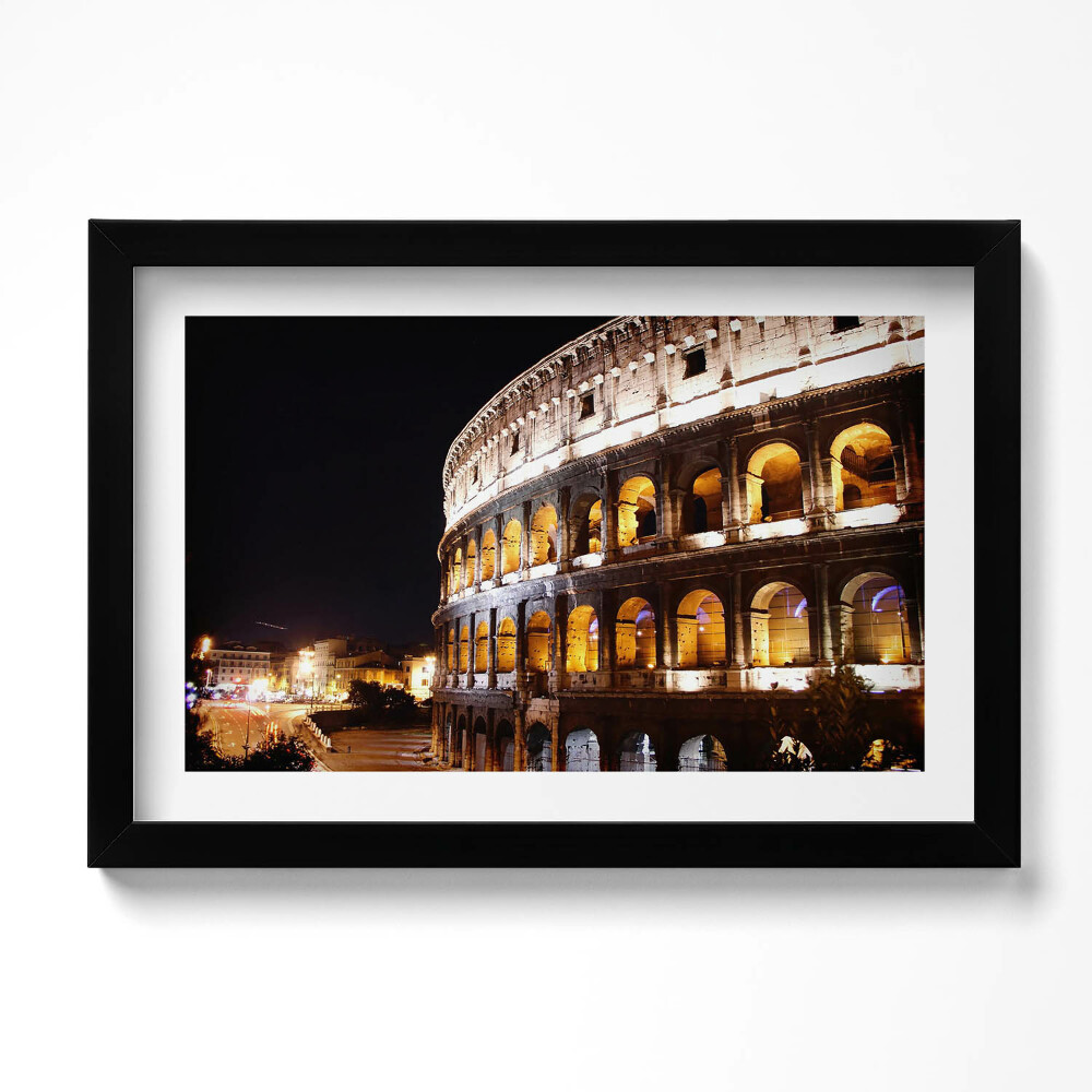 Obraz s rámem dekorativní Koloseum Řím