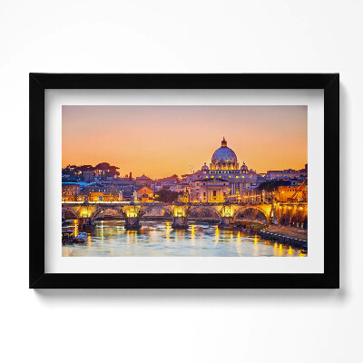 Obraz s rámem dekorativní Katedrála sv. Petra v Římě