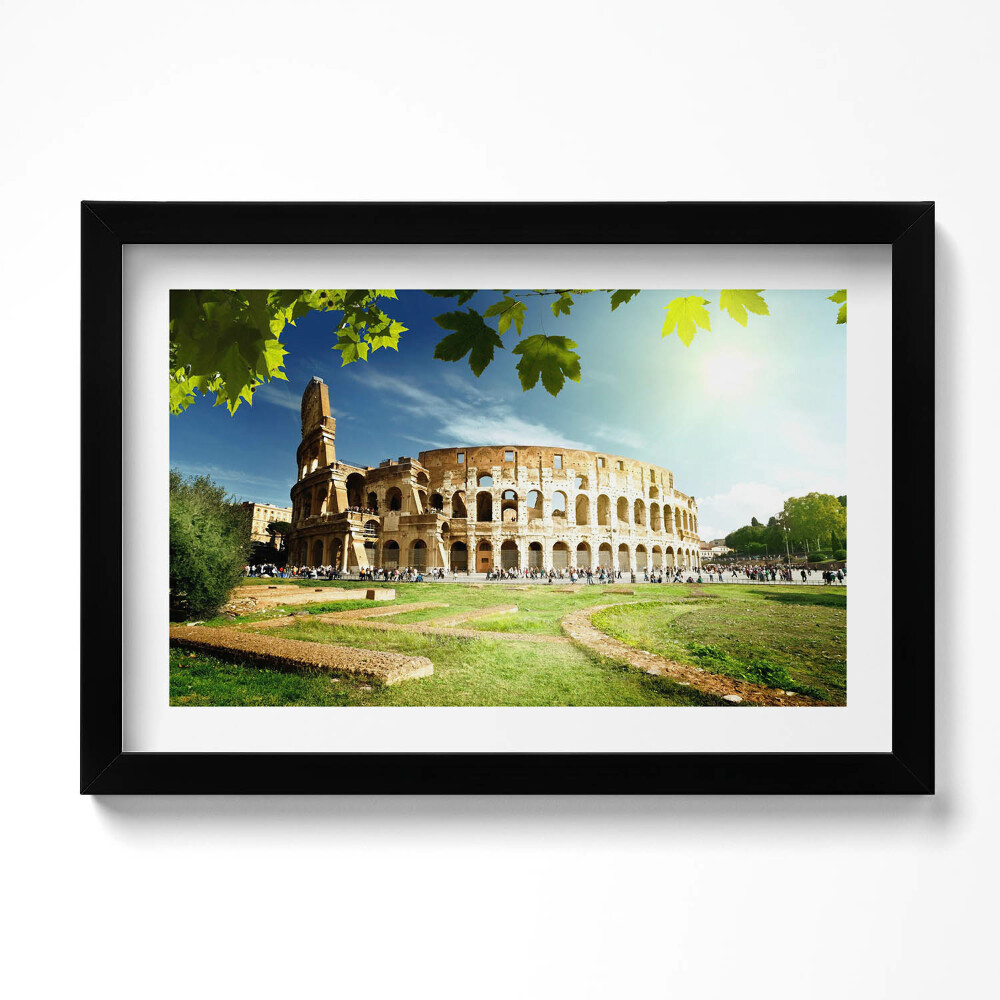 Obraz s rámem dekorativní Římské Koloseum