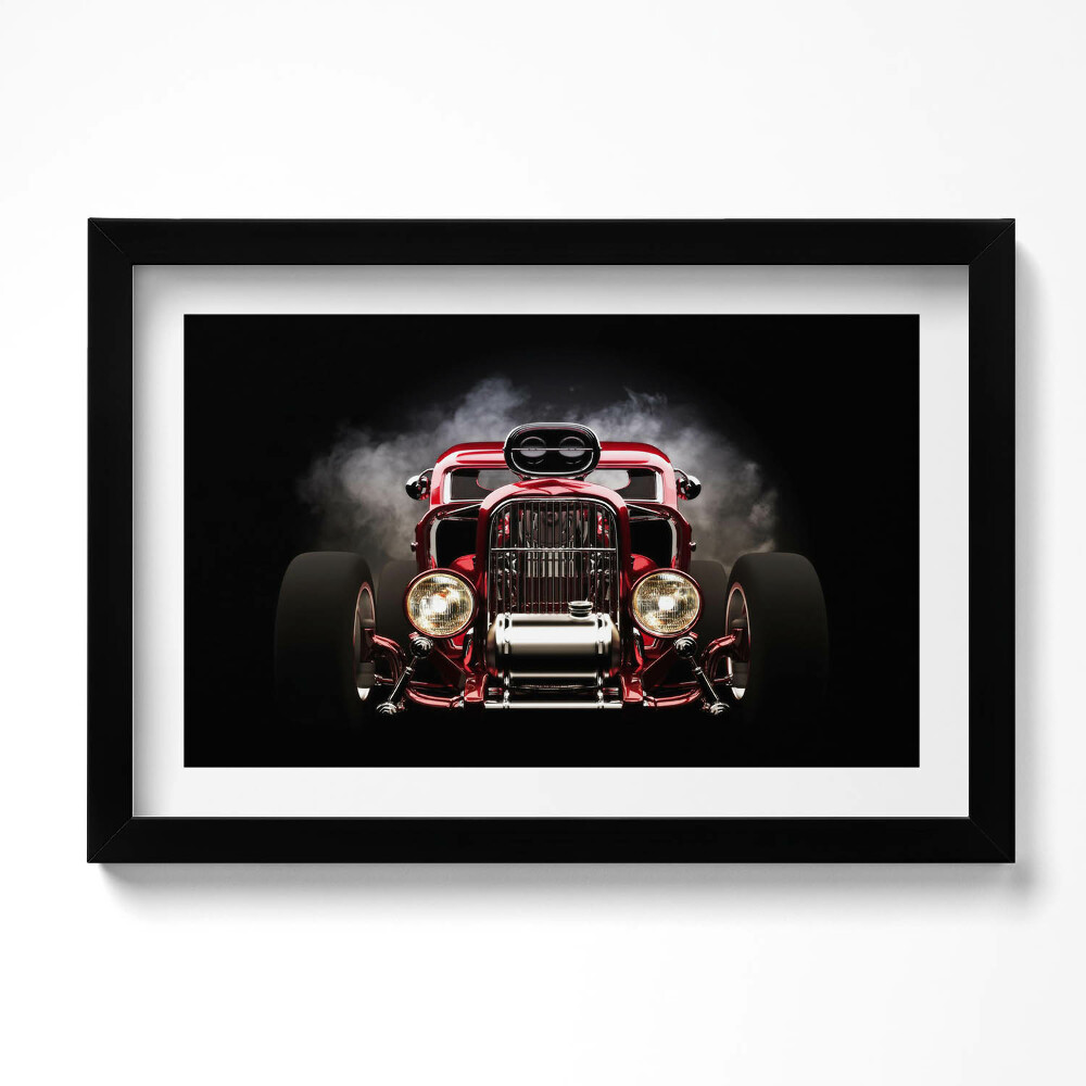 Obraz s rámem dekorativní Staré veteránské auto
