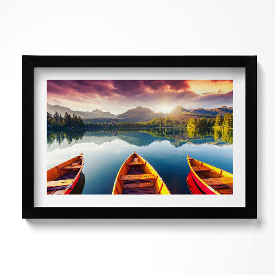 Obraz s rámem dekorativní Národní park Štrbské Pleso, Slovensko