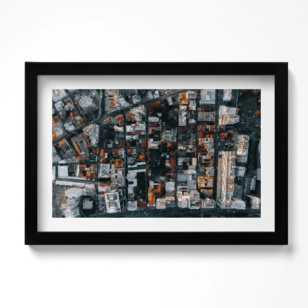 Obraz s rámem dekorativní Pohled z vrcholu Limassol Kypr