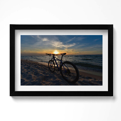 Obraz s rámem dekorativní Kolo Baltské moře