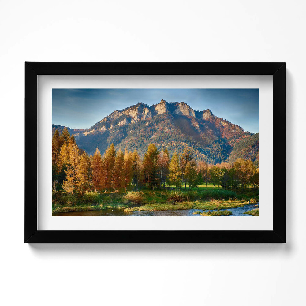 Obraz s rámem dekorativní Vrchol pohoří Trzy Korony