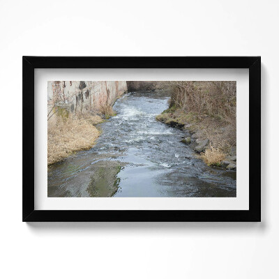 Obraz s rámem dekorativní Tasovice řeka Dyja Morava