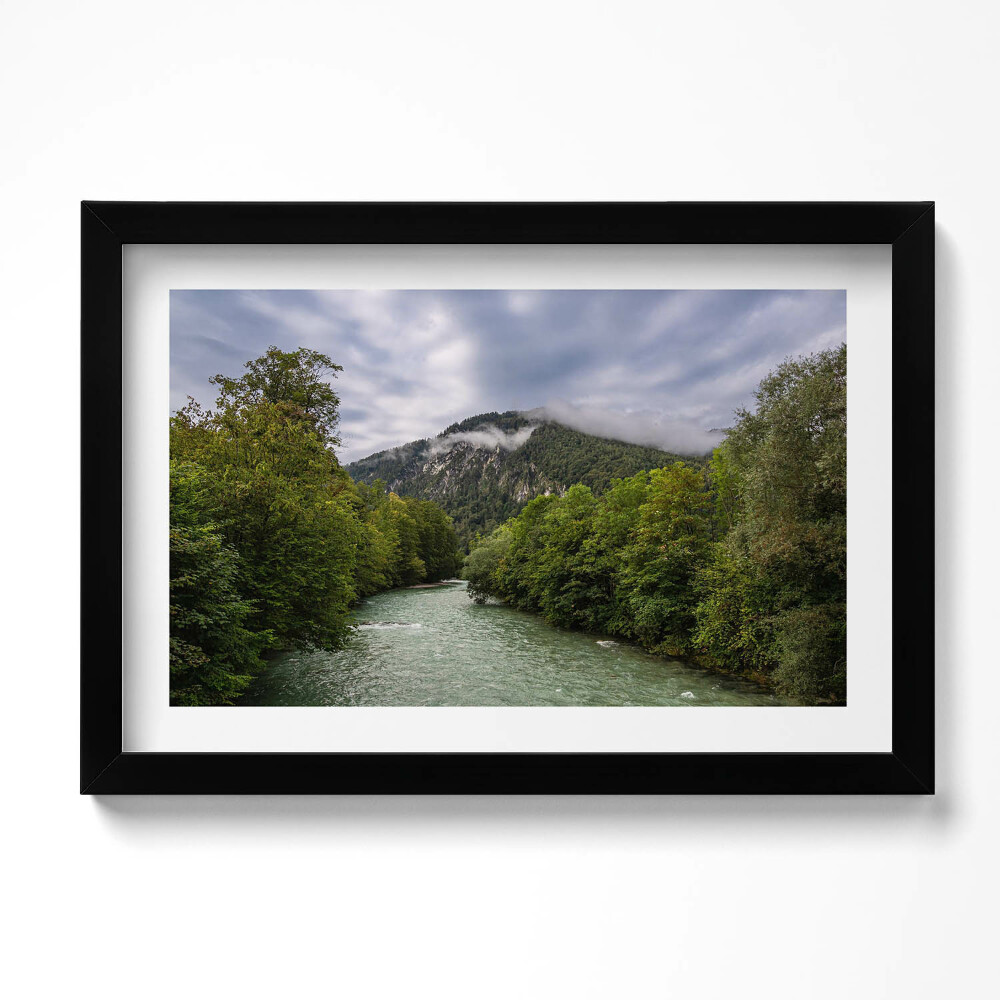 Obraz s rámem dekorativní Německo horská krajina