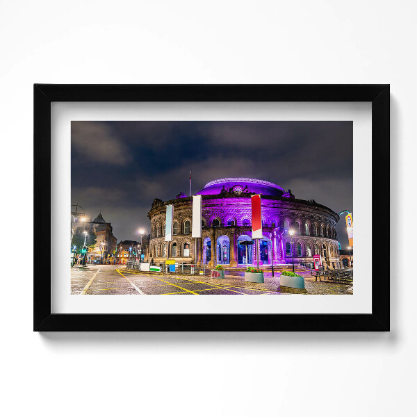 Obraz s rámem dekorativní Leeds Corn Exchange v Anglii