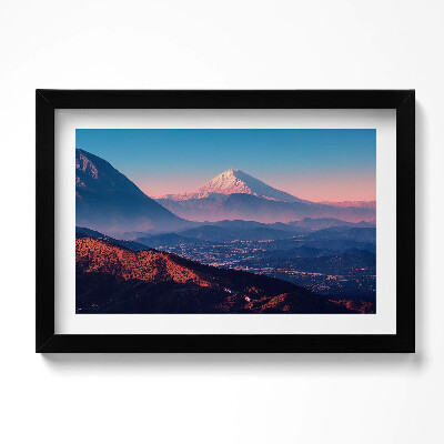 Obraz s rámem dekorativní Hory v San Antoniu USA