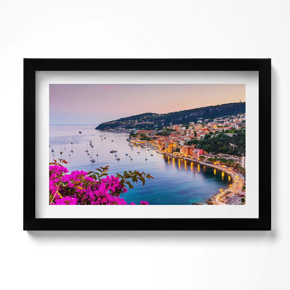 Obraz s rámem dekorativní Francouzská riviéra