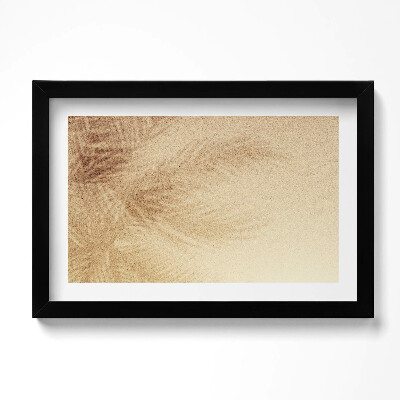 Obraz s rámem dekorativní Pláž písek dovolená