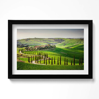 Obraz s rámem dekorativní Krajina, italská atmosféra