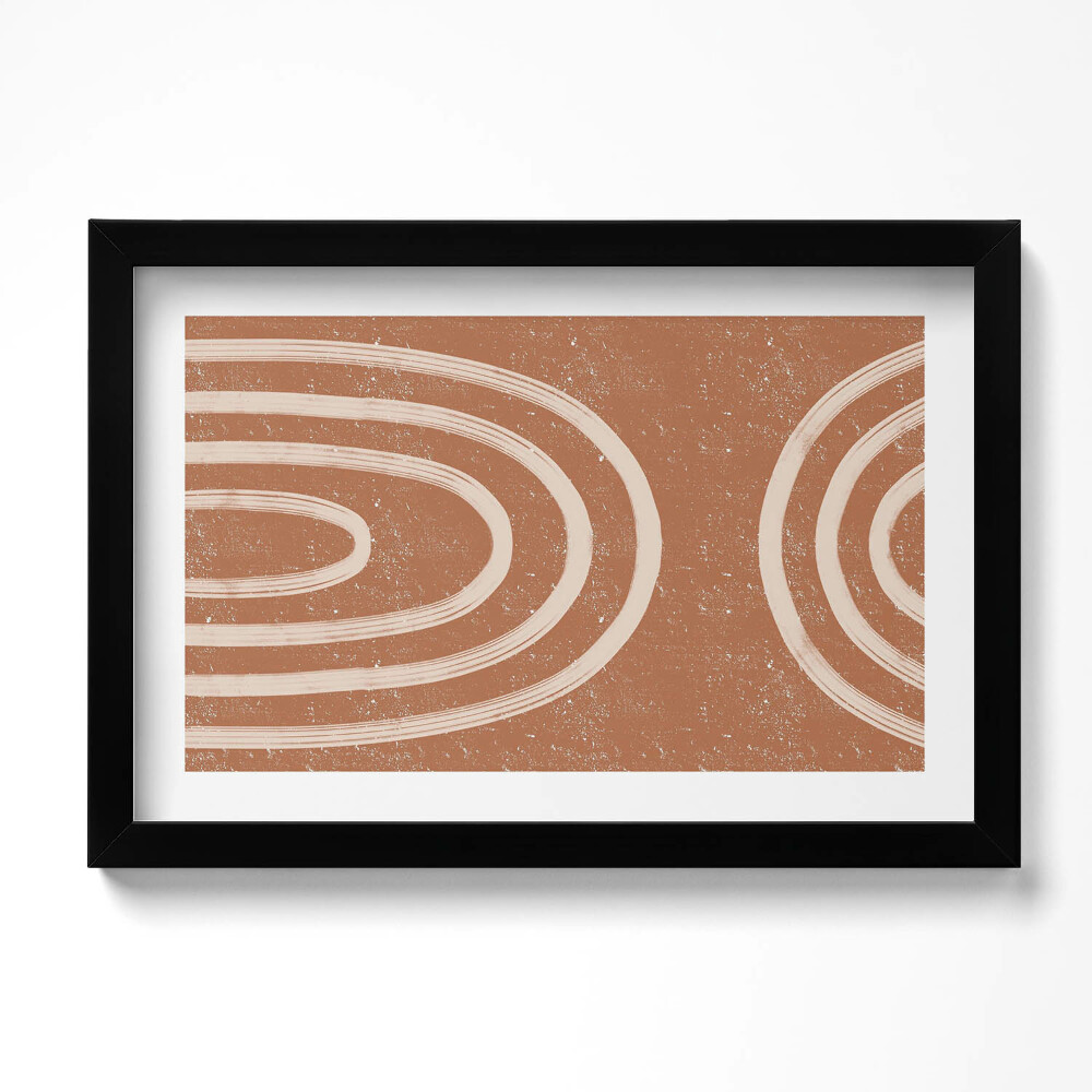 Obraz s rámem dekorativní Minimalistické umění v boho stylu