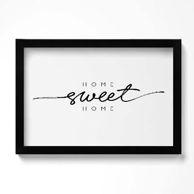 Obraz s rámem dekorativní Dekorativní nápis do bytu 