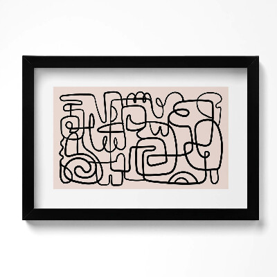 Obraz s rámem dekorativní Umění abstraktní tvary