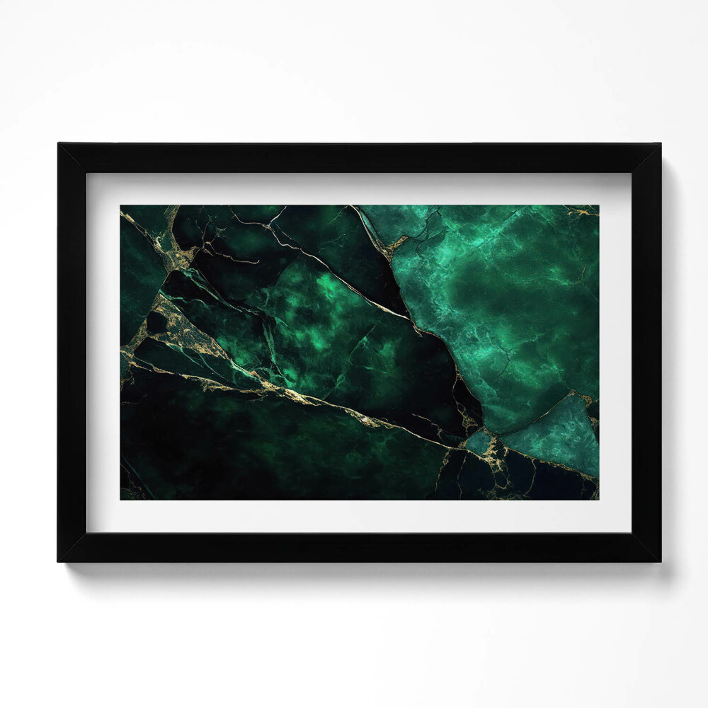 Obraz s rámem dekorativní Glamour kamenná textura