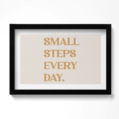 Obraz s rámem dekorativní Motivační nápis 