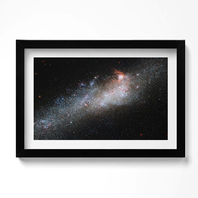 Obraz s rámem dekorativní Prostor hvězd galaxie