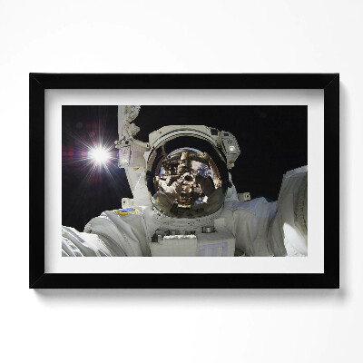 Obraz s rámem dekorativní Astronaut ve vesmíru NASA
