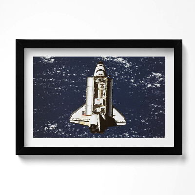 Obraz s rámem dekorativní Kosmická loď NASA