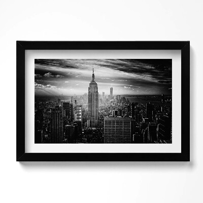 Obraz s rámem dekorativní Newyorské budovy