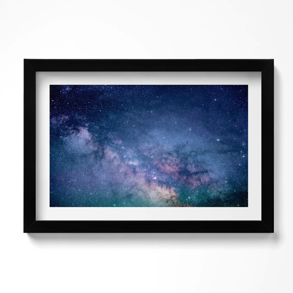 Obraz s rámem dekorativní Hvězdný prostor