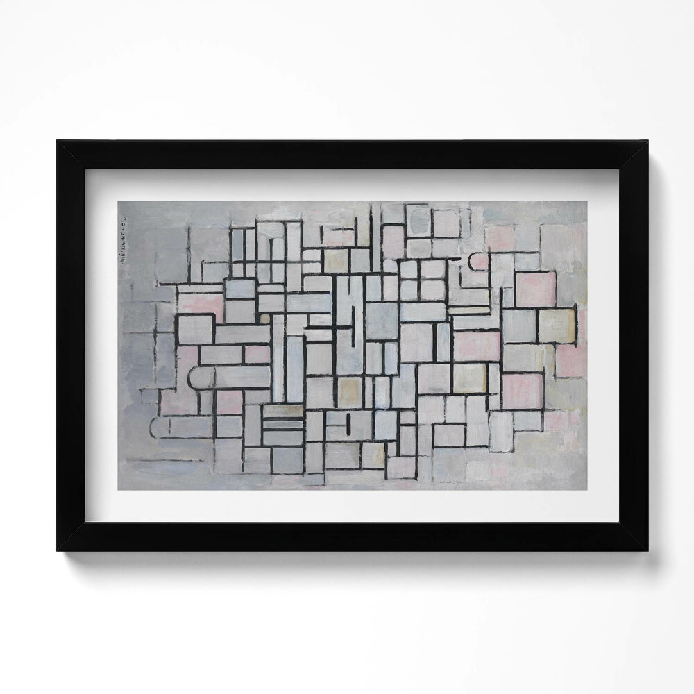 Obraz s rámem dekorativní Moderní umění - geometrická skica