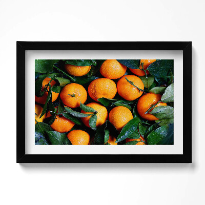 Obraz s rámem dekorativní Zralé italské pomeranče