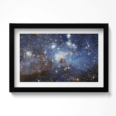 Obraz s rámem dekorativní Nebe a hvězdy kosmos
