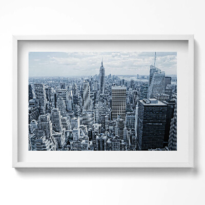 Obraz v rámu moderní Pohled na New York