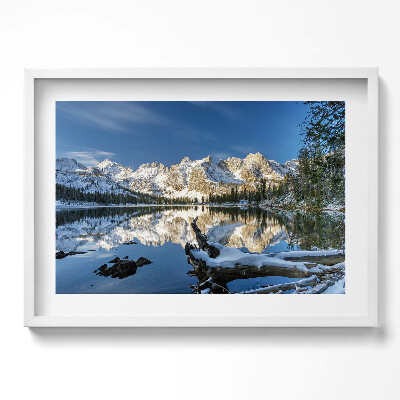 Obraz v rámu moderní Horská přírodní krajina