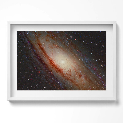 Obraz v rámu moderní Vesmírná galaxie a hvězdy