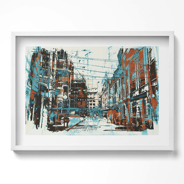 Obraz v rámu moderní Pouliční umění