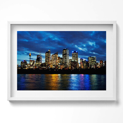 Obraz v rámu moderní Večerní procházka v Sydney