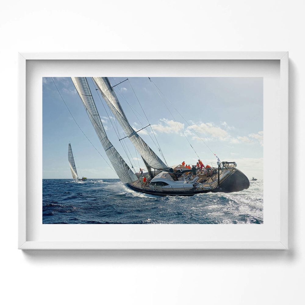 Obraz v rámu moderní Regata plachetnic