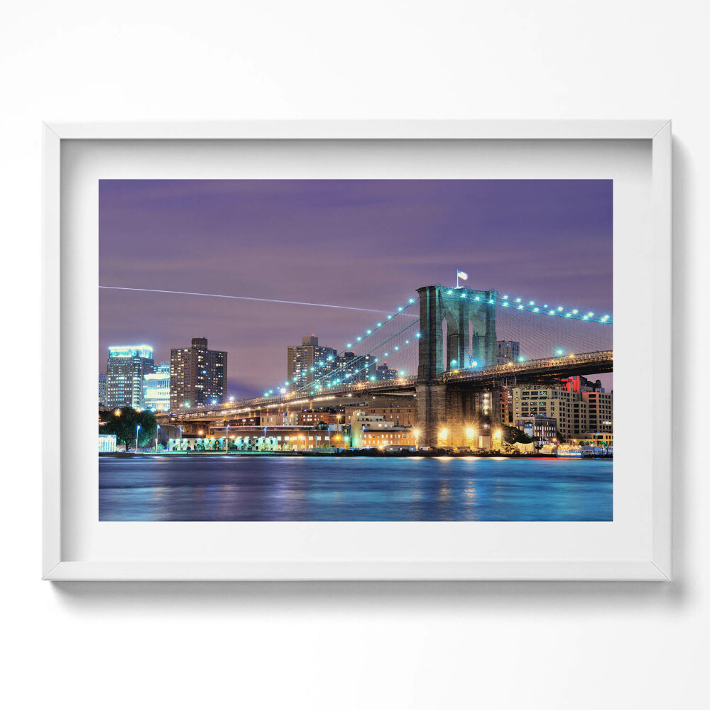 Obraz v rámu moderní Brooklynský most