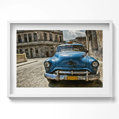 Obraz v rámu moderní Klasické veteránské auto