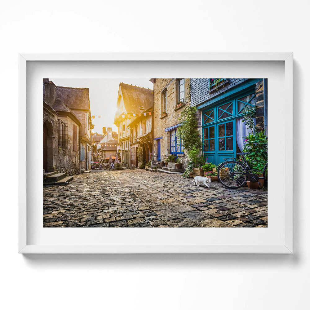 Obraz v rámu moderní Ulice starého města