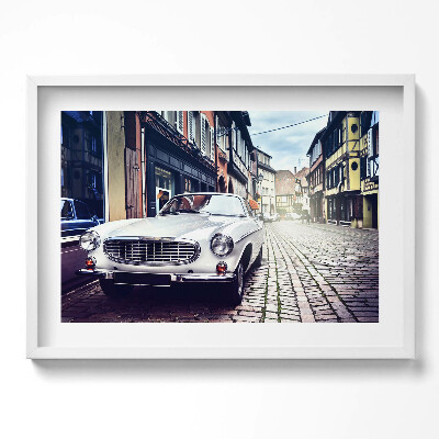 Obraz v rámu moderní Retro auto
