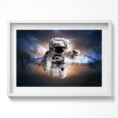 Obraz v rámu moderní Astronaut ve vesmíru