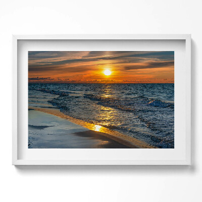 Obraz v rámu moderní Władysławowo Baltské moře