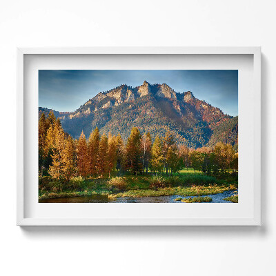 Obraz v rámu moderní Vrchol pohoří Trzy Korony