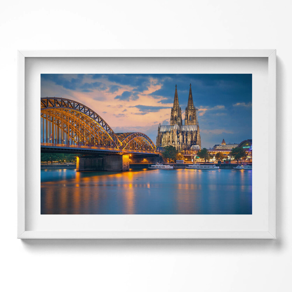 Obraz v rámu moderní Pohled na radnici