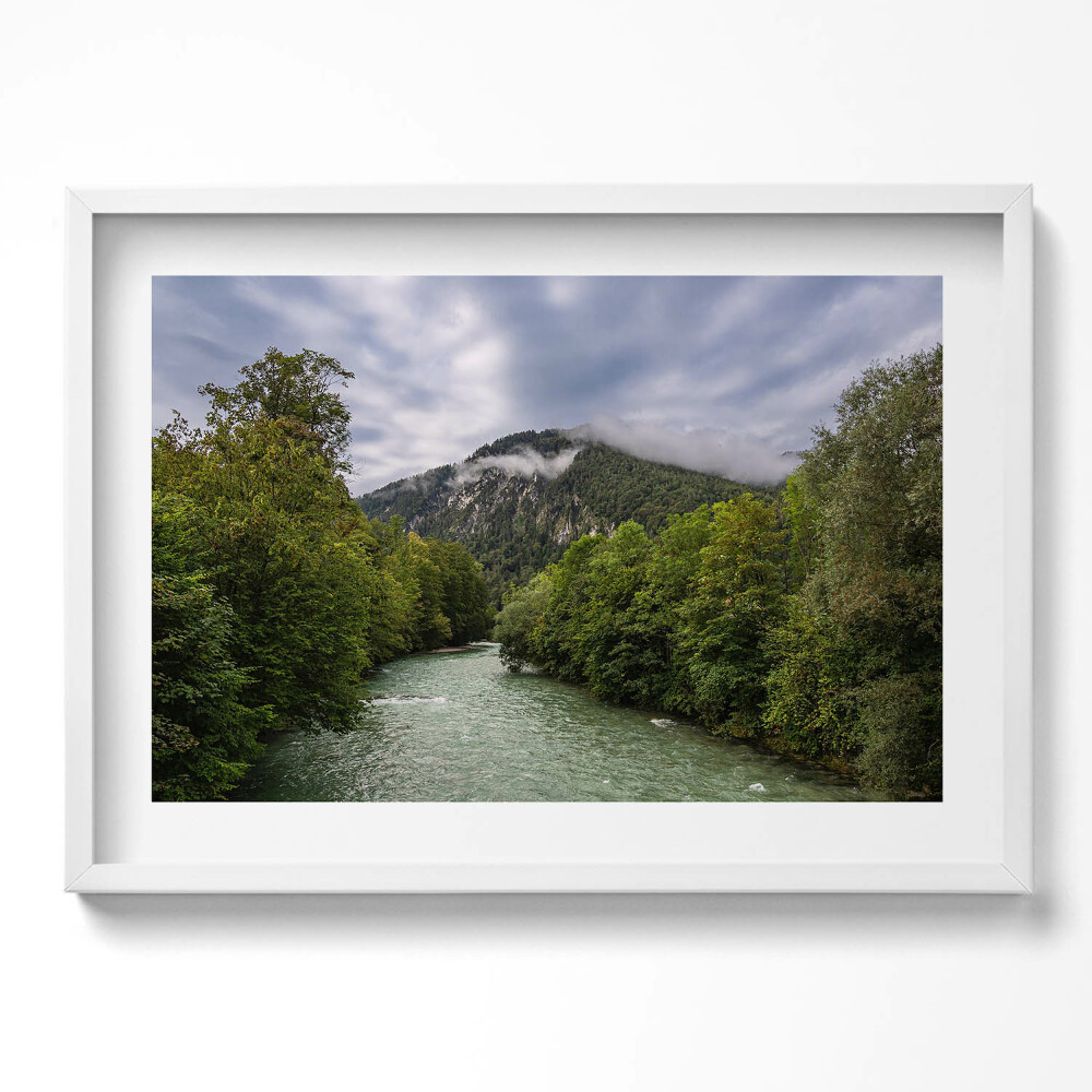 Obraz v rámu moderní Německo horská krajina