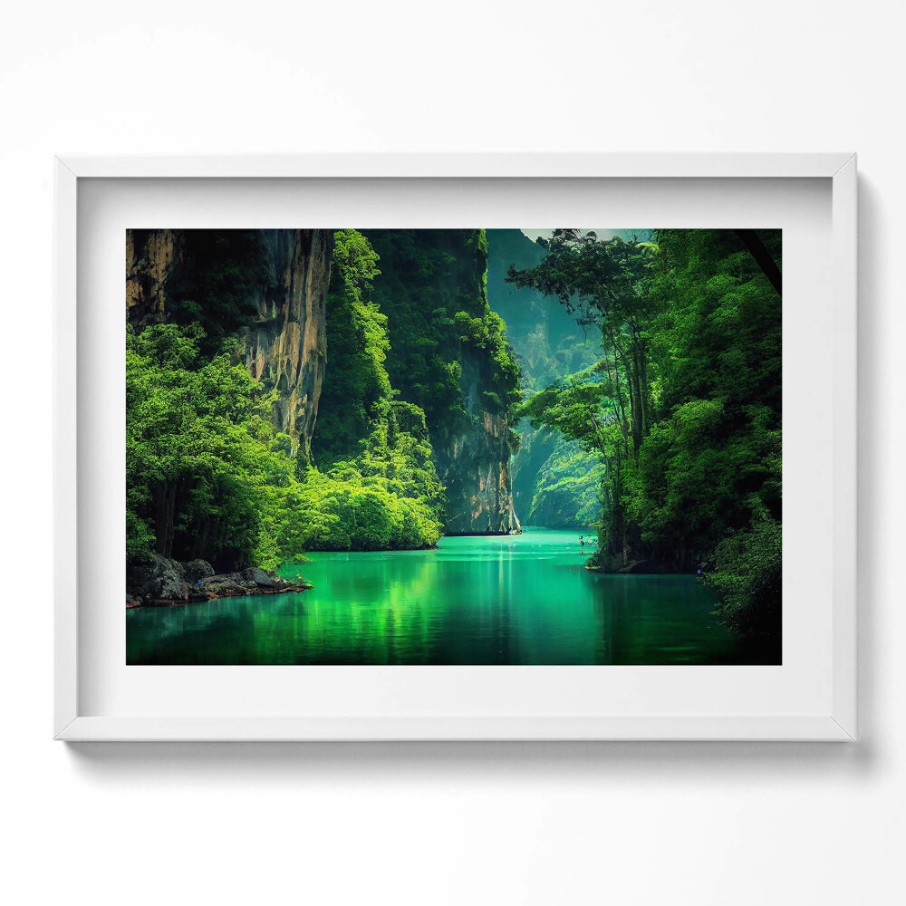 Obraz v rámu moderní Cestování po Thajsku